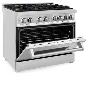 Z Line ZLINE RABR36 36 Inch Stainless Steel Dual Fuel Freestanding Range, in Stainless — thumbnail 25
