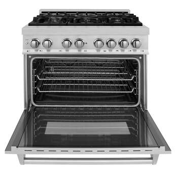 Z Line ZLINE RABR36 36 Inch Stainless Steel Dual Fuel Freestanding Range, in Stainless — thumbnail 26