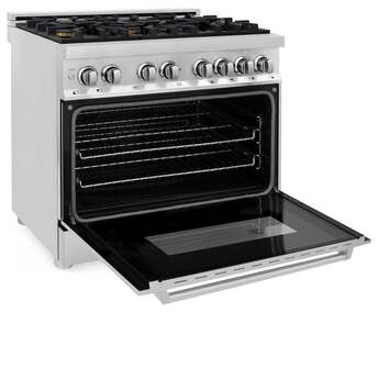 Z Line ZLINE RABR36 36 Inch Stainless Steel Dual Fuel Freestanding Range, in Stainless — thumbnail 29