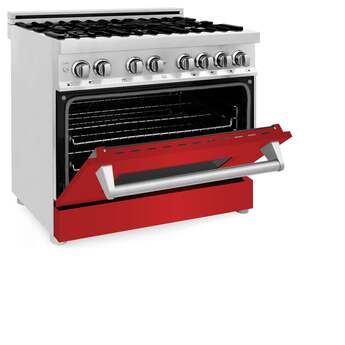 Z Line ZLINE RABR36 36 Inch Stainless Steel Dual Fuel Freestanding Range, in Stainless — thumbnail 30