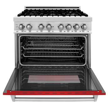 Z Line ZLINE RABR36 36 Inch Stainless Steel Dual Fuel Freestanding Range, in Stainless — thumbnail 33