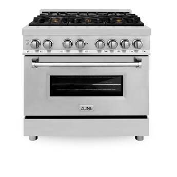 Z Line ZLINE RABR36 36 Inch Stainless Steel Dual Fuel Freestanding Range, in Stainless — thumbnail 40