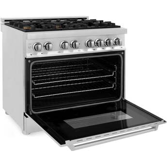 Z Line ZLINE RABR36 36 Inch Stainless Steel Dual Fuel Freestanding Range, in Stainless — thumbnail 45
