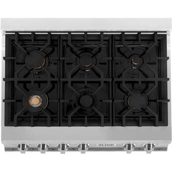 Z Line ZLINE RABR36 36 Inch Stainless Steel Dual Fuel Freestanding Range, in Stainless — thumbnail 46