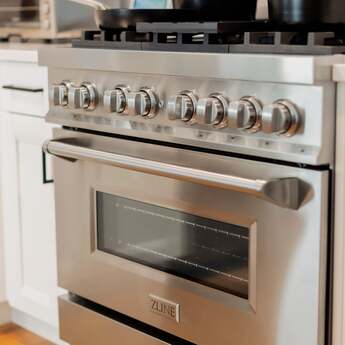 Z Line ZLINE RABR36 36 Inch Stainless Steel Dual Fuel Freestanding Range, in Stainless — thumbnail 5
