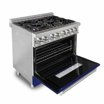 Z Line ZLINE RABR36 36 Inch Stainless Steel Dual Fuel Freestanding Range, in Stainless — thumbnail 9