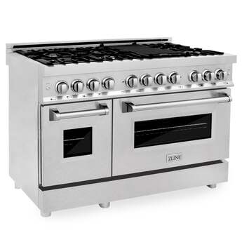 Z Line ZLINE RABR48 48 Inch Stainless Steel Dual Fuel Freestanding Range, in Stainless — thumbnail 12