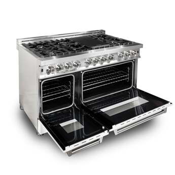 Z Line ZLINE RABR48 48 Inch Stainless Steel Dual Fuel Freestanding Range, in Stainless — thumbnail 21