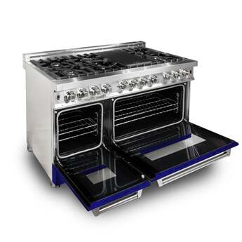 Z Line ZLINE RABR48 48 Inch Stainless Steel Dual Fuel Freestanding Range, in Stainless — thumbnail 24