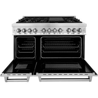 Z Line ZLINE RABR48 48 Inch Stainless Steel Dual Fuel Freestanding Range, in Stainless — thumbnail 4