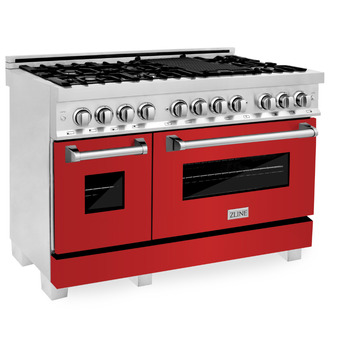 Z Line ZLINE RABR48 48 Inch Stainless Steel Dual Fuel Freestanding Range, in Stainless — thumbnail 41
