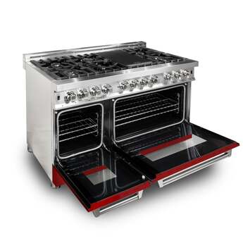 Z Line ZLINE RABR48 48 Inch Stainless Steel Dual Fuel Freestanding Range, in Stainless — thumbnail 45