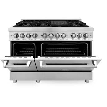 Z Line ZLINE RABR48 48 Inch Stainless Steel Dual Fuel Freestanding Range, in Stainless — thumbnail 48