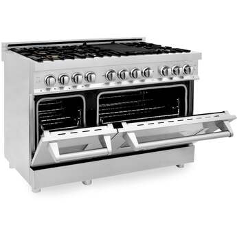 Z Line ZLINE RABR48 48 Inch Stainless Steel Dual Fuel Freestanding Range, in Stainless — thumbnail 49