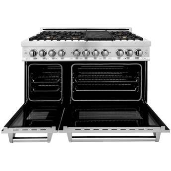 Z Line ZLINE RABR48 48 Inch Stainless Steel Dual Fuel Freestanding Range, in Stainless — thumbnail 5