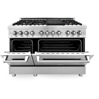 Z Line ZLINE RABR48 48 Inch Stainless Steel Dual Fuel Freestanding Range, in Stainless — thumbnail 6