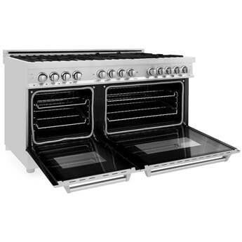 Z Line ZLINE RABR60 60 Inch Natural Gas, Dual Fuel Double Oven Freestanding Range in St — thumbnail 15