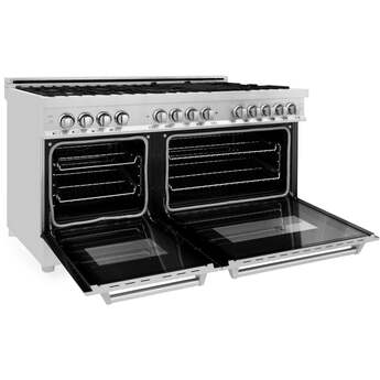 Z Line ZLINE RABR60 60 Inch Natural Gas, Dual Fuel Double Oven Freestanding Range in St — thumbnail 25