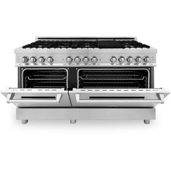 Z Line ZLINE RABR60 60 Inch Natural Gas, Dual Fuel Double Oven Freestanding Range in St — thumbnail 43