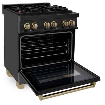 Z Line ZLINE RABZ30CB Autograph Edition Series 30 Inch Natural Gas, Dual Fuel Freestand — thumbnail 30