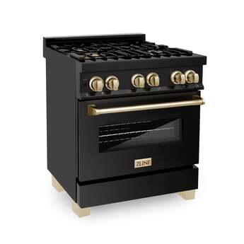 Z Line ZLINE RABZ30G Autograph Edition Series 30 Inch Natural Gas, Dual Fuel Freestandi