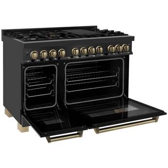 Z Line ZLINE RABZ48CB Autograph Edition Series 48 Inch Natural Gas, Dual Fuel Double Ov — thumbnail 10