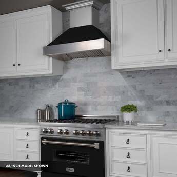 Z Line ZLINE RASBLM30 30 Inch Black Matte Gas Freestanding Range — thumbnail 11