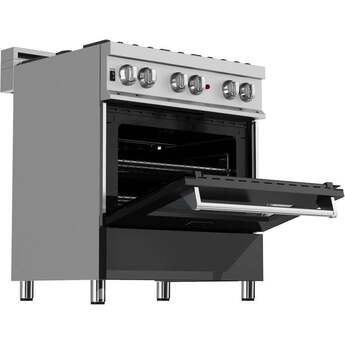 Z Line ZLINE RASBLM30 30 Inch Black Matte Gas Freestanding Range — thumbnail 12