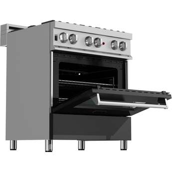 Z Line ZLINE RASBLM30 30 Inch Black Matte Gas Freestanding Range — thumbnail 13