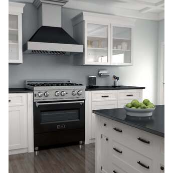 Z Line ZLINE RASBLM30 30 Inch Black Matte Gas Freestanding Range — thumbnail 15