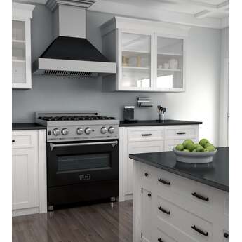 Z Line ZLINE RASBLM30 30 Inch Black Matte Gas Freestanding Range — thumbnail 21