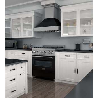 Z Line ZLINE RASBLM30 30 Inch Black Matte Gas Freestanding Range — thumbnail 27