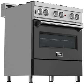Z Line ZLINE RASBLM30 30 Inch Black Matte Gas Freestanding Range — thumbnail 32