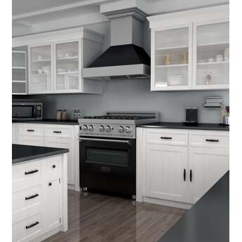 Z Line ZLINE RASBLM30 30 Inch Black Matte Gas Freestanding Range — thumbnail 44