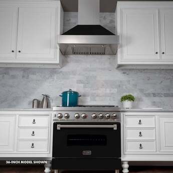 Z Line ZLINE RASBLM30 30 Inch Black Matte Gas Freestanding Range — thumbnail 5