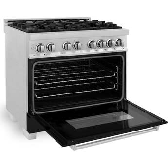 Z Line ZLINE RASBLM36 36 Inch Black Matte Gas Convection Freestanding Range — thumbnail 21