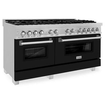 Z Line ZLINE RASBLM60 60 Inch Dual Fuel Freestanding Range