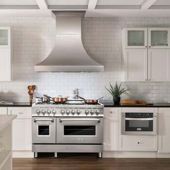 Z Line ZLINE RASN48 48 Inch Snow Stainless Steel Dual Fuel Convection Double Oven Frees — thumbnail 23