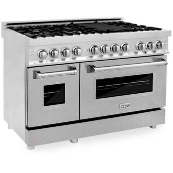 Z Line ZLINE RASN48 48 Inch Snow Stainless Steel Dual Fuel Convection Double Oven Frees — thumbnail 40