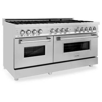 Z Line ZLINE RASN60 60 Inch Dual Fuel Freestanding Range