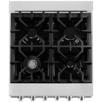 Z Line ZLINE RASSN24 24 Inch Natural Gas, Dual Fuel Freestanding Range in DuraSnow Sta — thumbnail 17