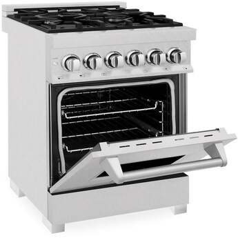 Z Line ZLINE RASSN24 24 Inch Natural Gas, Dual Fuel Freestanding Range in DuraSnow Sta — thumbnail 18