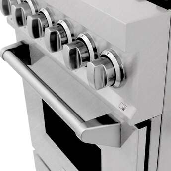 Z Line ZLINE RASSN24 24 Inch Natural Gas, Dual Fuel Freestanding Range in DuraSnow Sta — thumbnail 20
