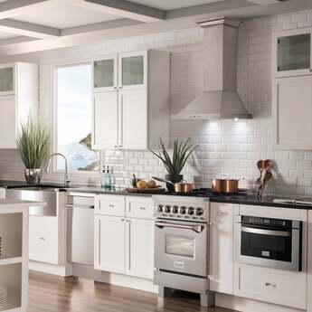 Z Line ZLINE RASSN24 24 Inch Natural Gas, Dual Fuel Freestanding Range in DuraSnow Sta — thumbnail 3
