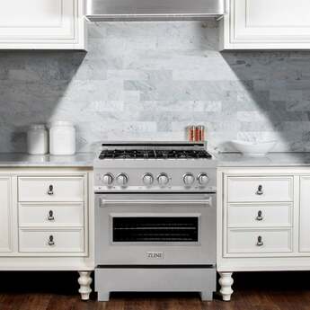 Z Line ZLINE RASSN30 30 Inch Snow Stainless Steel Gas  Freestanding Range — thumbnail 16