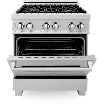 Z Line ZLINE RASSN30 30 Inch Snow Stainless Steel Gas  Freestanding Range — thumbnail 2