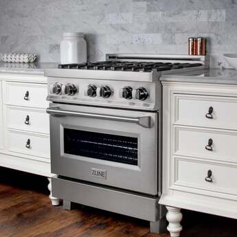 Z Line ZLINE RASSN30 30 Inch Snow Stainless Steel Gas  Freestanding Range — thumbnail 37