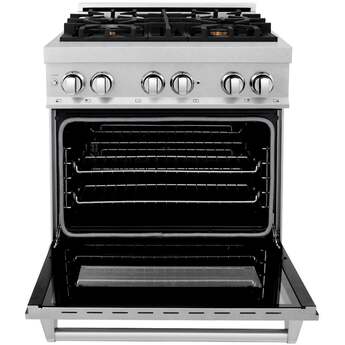 Z Line ZLINE RASSNBR30 30 Inch DuraSnow Stainless Steel Dual Fuel Freestanding Range, i — thumbnail 29