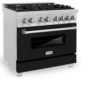 Z Line ZLINE RASSNBR36 36 Inch DuraSnow Stainless Steel Dual Fuel Freestanding Range, i — thumbnail 32