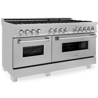 Z Line ZLINE RASSNBR60 60 Inch Natural Gas, Dual Fuel Double Oven Freestanding Range i